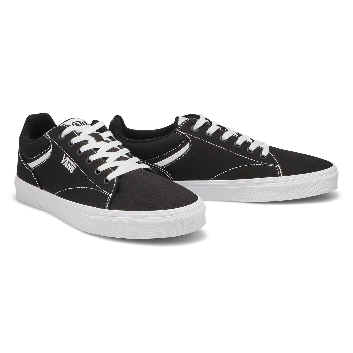 Men's Seldan Lace Up Sneaker - Black/White