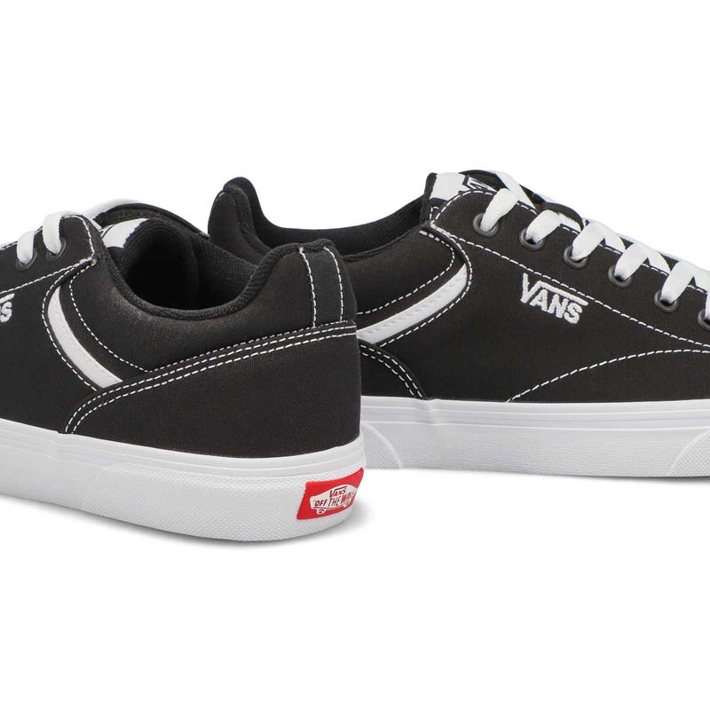 Baskets à lacets SELDAN, noir/blanc, hommes