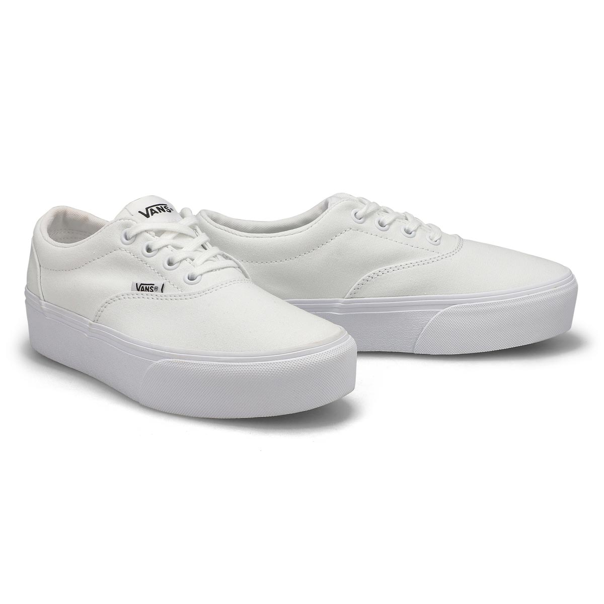 Women's Doheny Platform Lace Up Sneaker - White/White