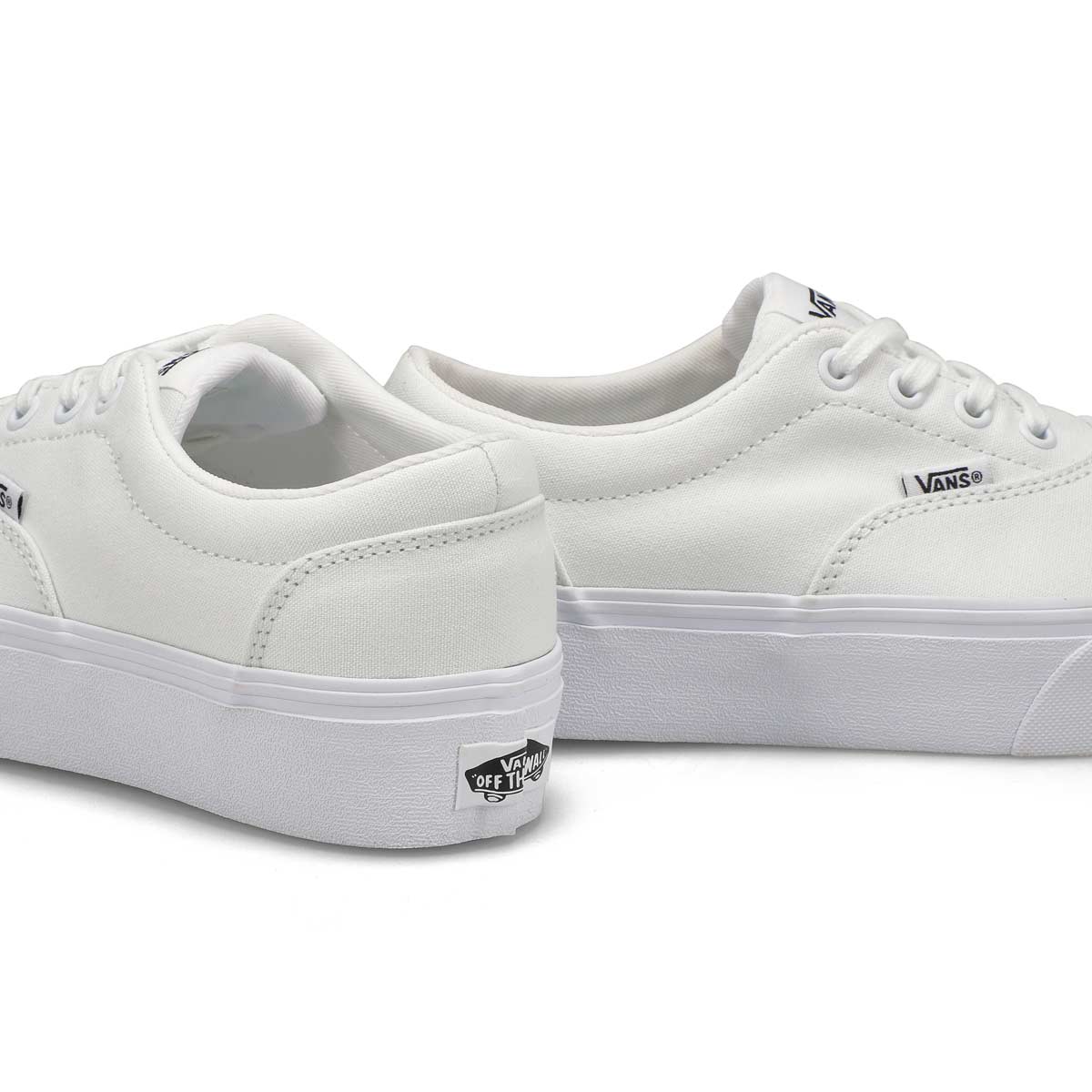 Women's Doheny Platform Lace Up Sneaker - White/White