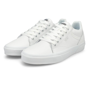 Women's Seldan Leather Lace Up Sneaker - White