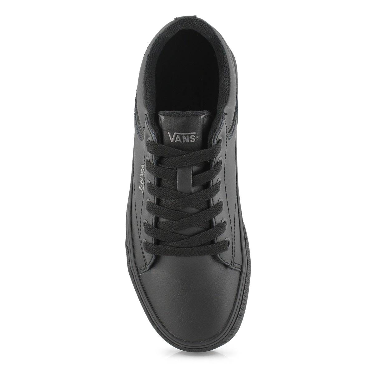 Vans Women's Seldan Sneaker - Black/White | SoftMoc.com