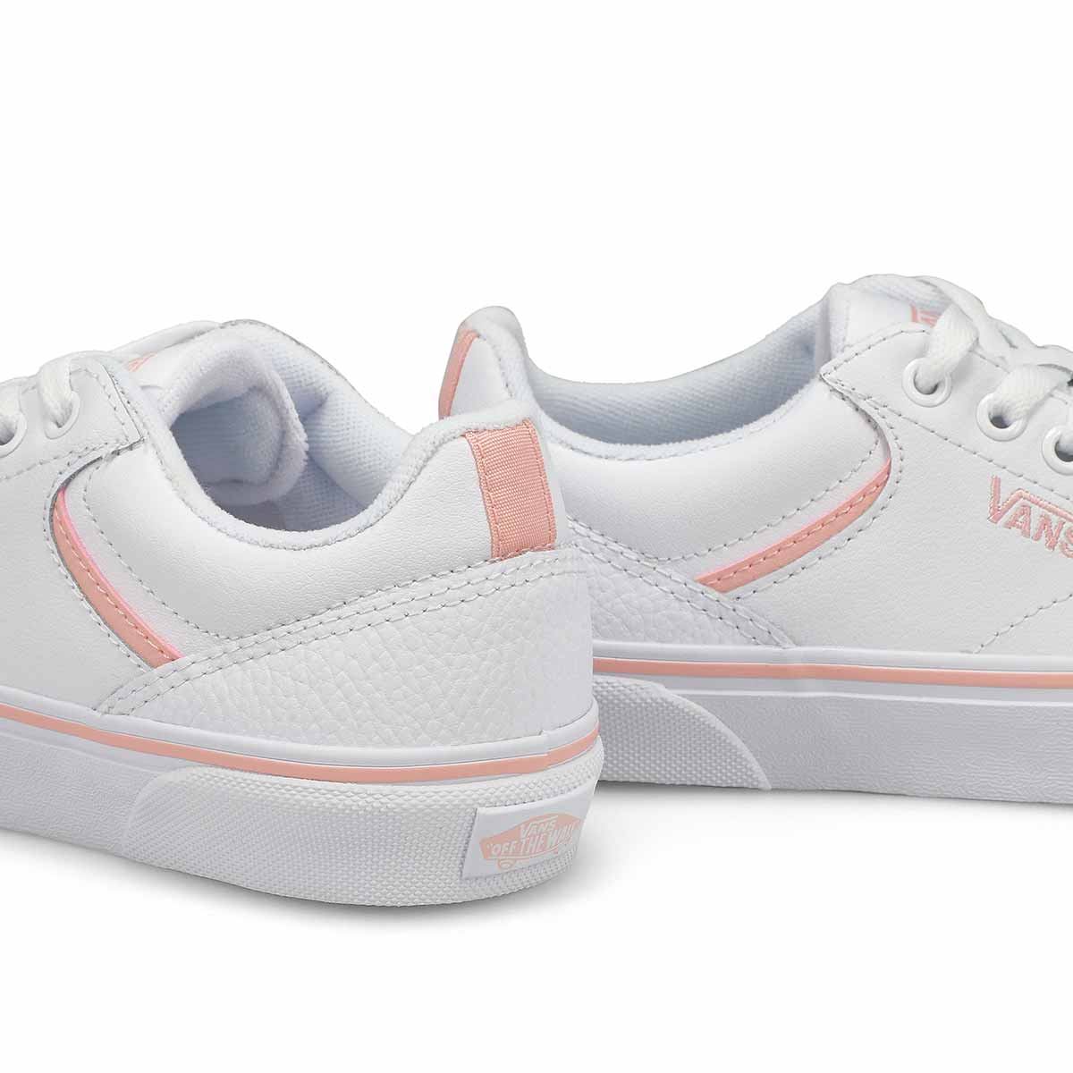 Women's Seldan Leather Lace Up Sneaker - Pink/White
