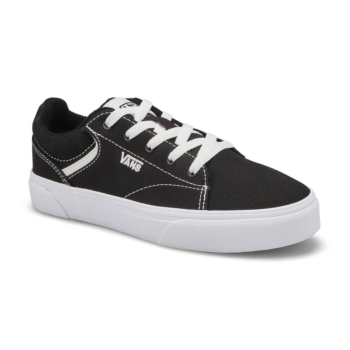 Kids' Seldan Lace Up Sneaker - Black/White