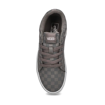 Boys' Seldan Checkerboard Sneaker - Pewter