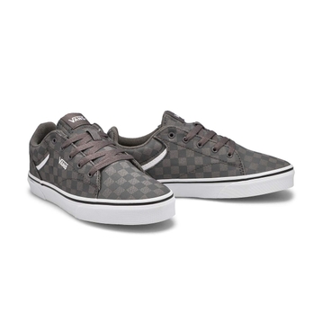 Boys' Seldan Checkerboard Sneaker - Pewter