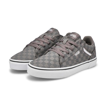 Boys' Seldan Checkerboard Sneaker - Pewter