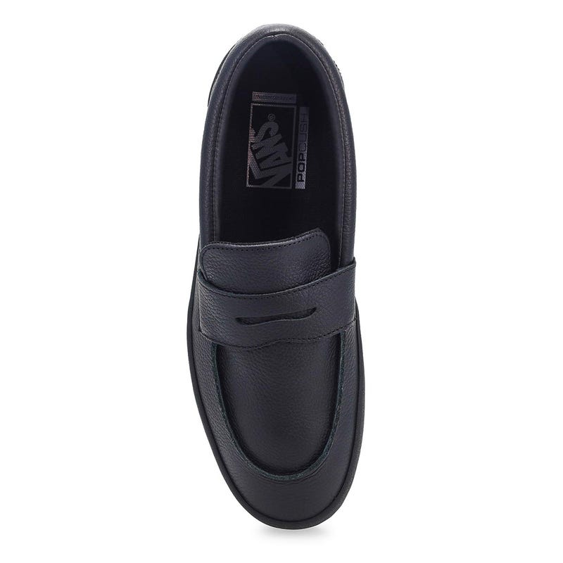 Men's Skate Casual Slip On Loafer - Black/Black