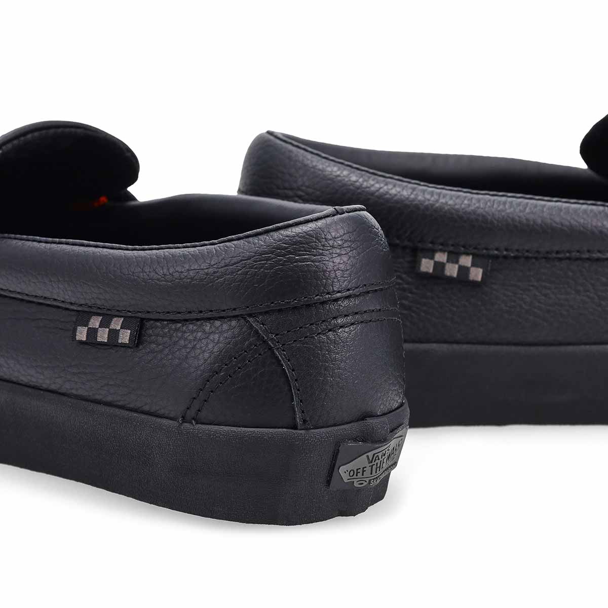 Men's Skate Casual Slip On Loafer - Black/Black