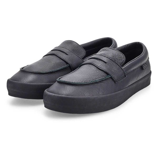 Men's Skate Casual Slip On Loafer - Black/Black