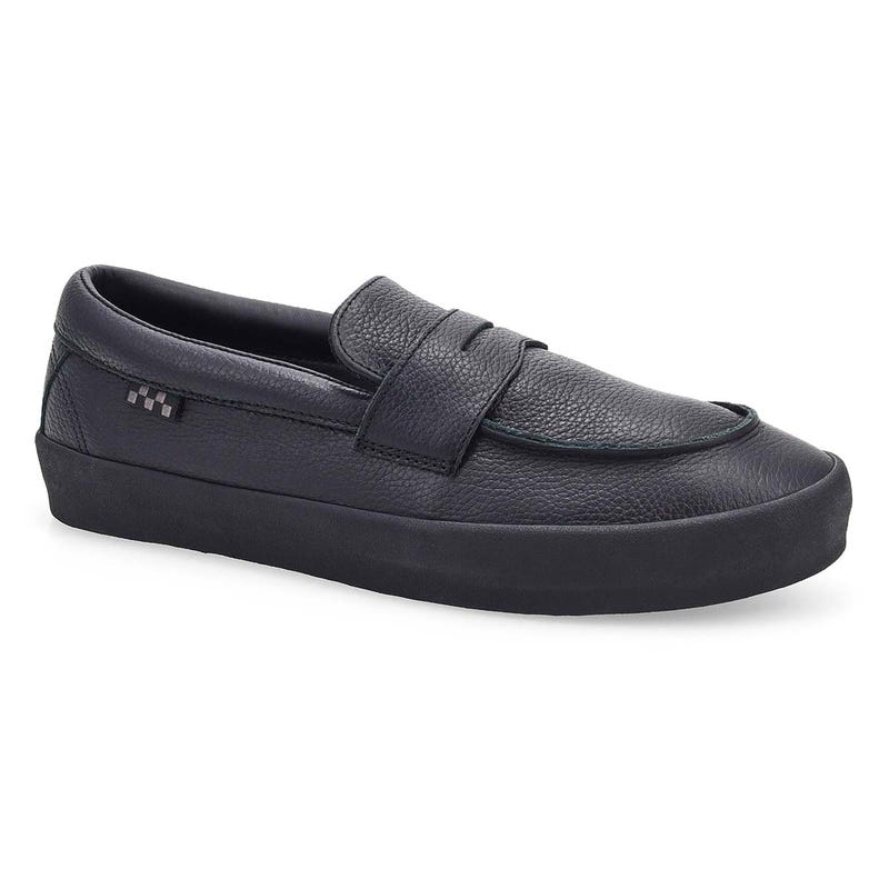 Men's Skate Casual Slip On Loafer - Black/Black
