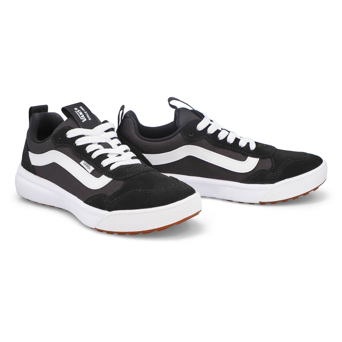 Women's Range EXPLace Up Sneaker - Black/White