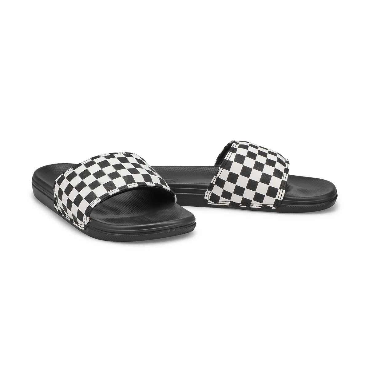 Boys' Range Slide-On-Checker Sandal