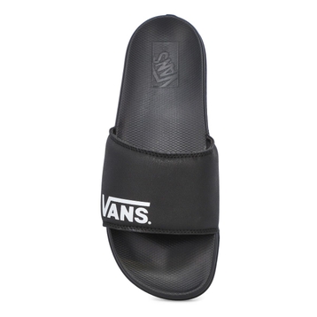 Men's Range Slide-On Casual Sandal - Black/Black