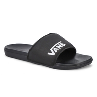 Men's Range Slide-On Sandal- Black/Black