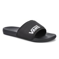 Men's Range Slide-On Casual Sandal - Black/Black