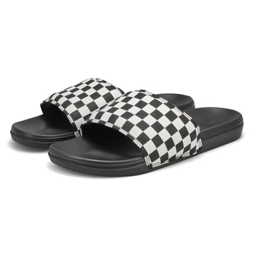 Men's Range Slide-On Slide Sandal - Black/White