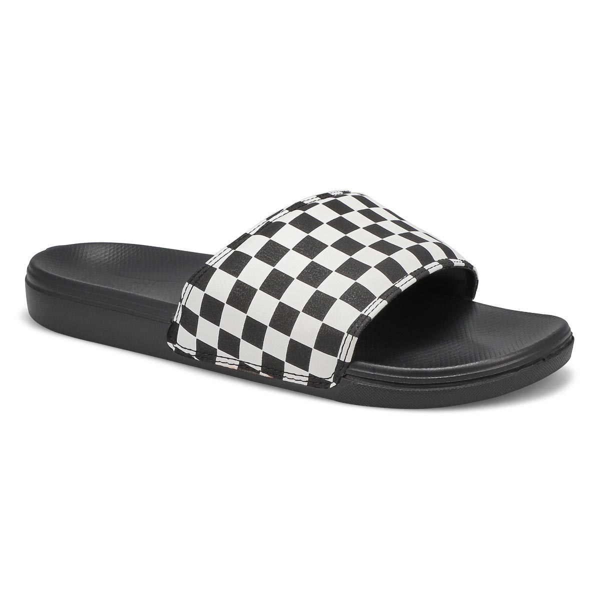 Men's Range Slide-On Slide Sandal - Black/White