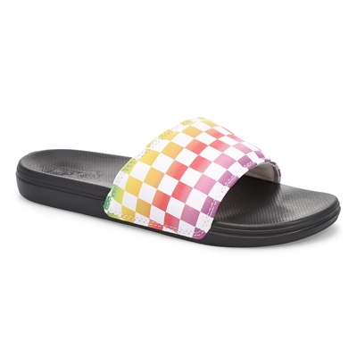 Lds Range Slide-On Slide Sandal - Multi/Black