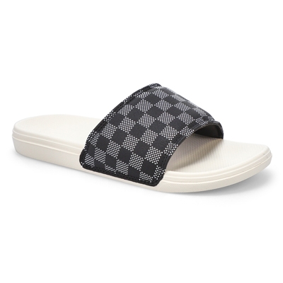 Lds RangeSlide-On Casual Sandal - Black/Marshmellow