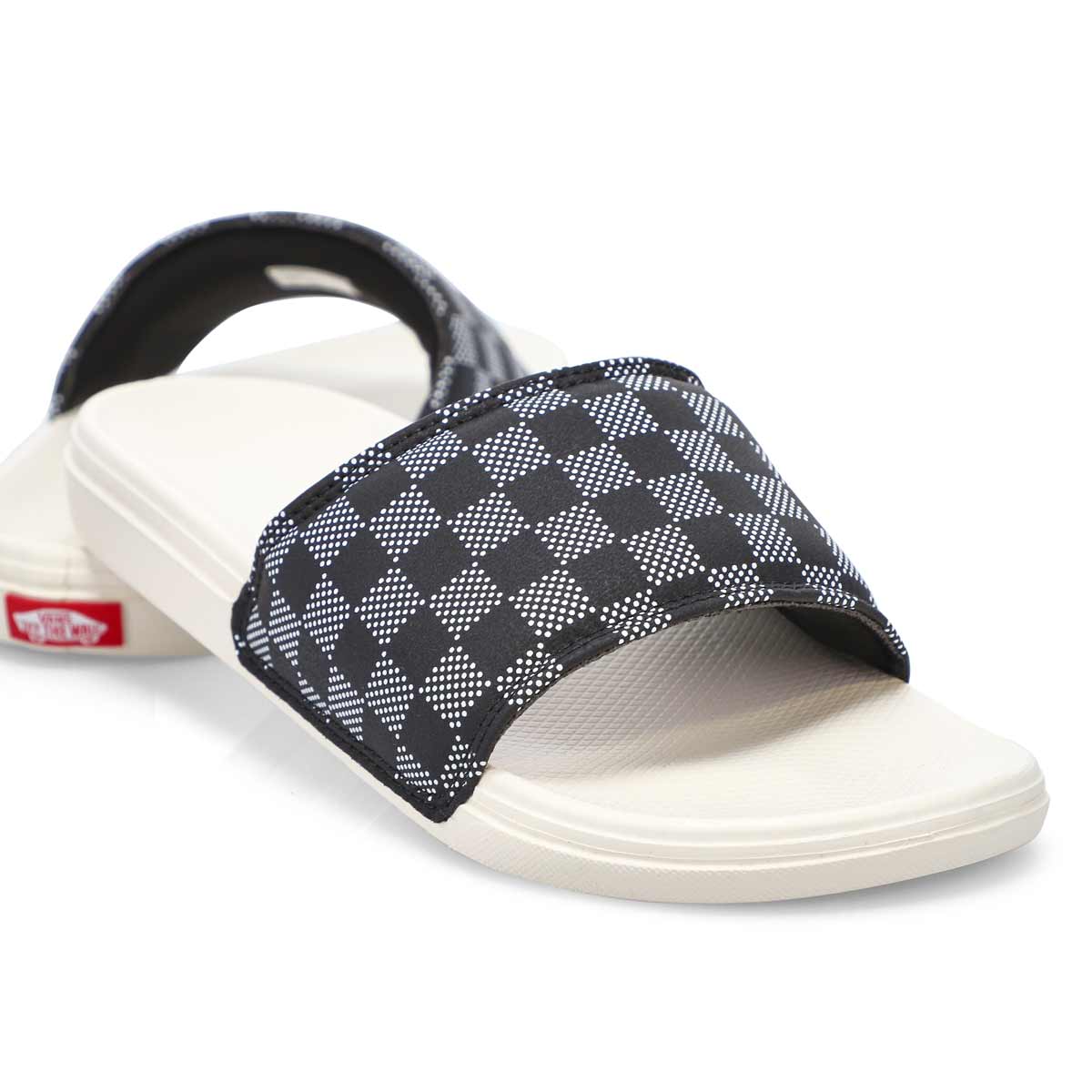 Women's Range Slide-On Casual Sandals - Black/Marshmellow