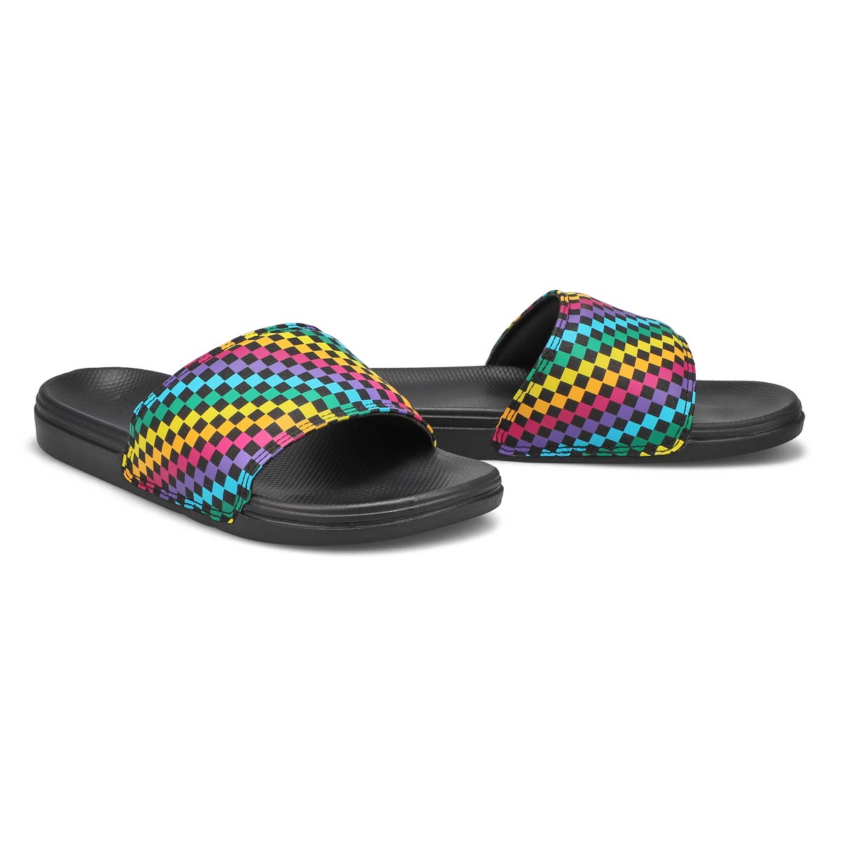 Women's Range Slide-On Casual Sandal - Multi/Black