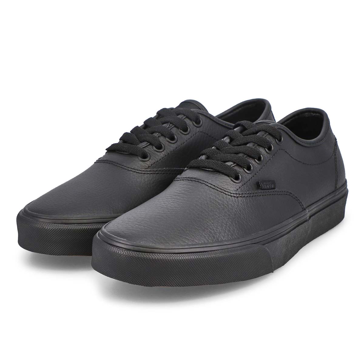all black lace up vans