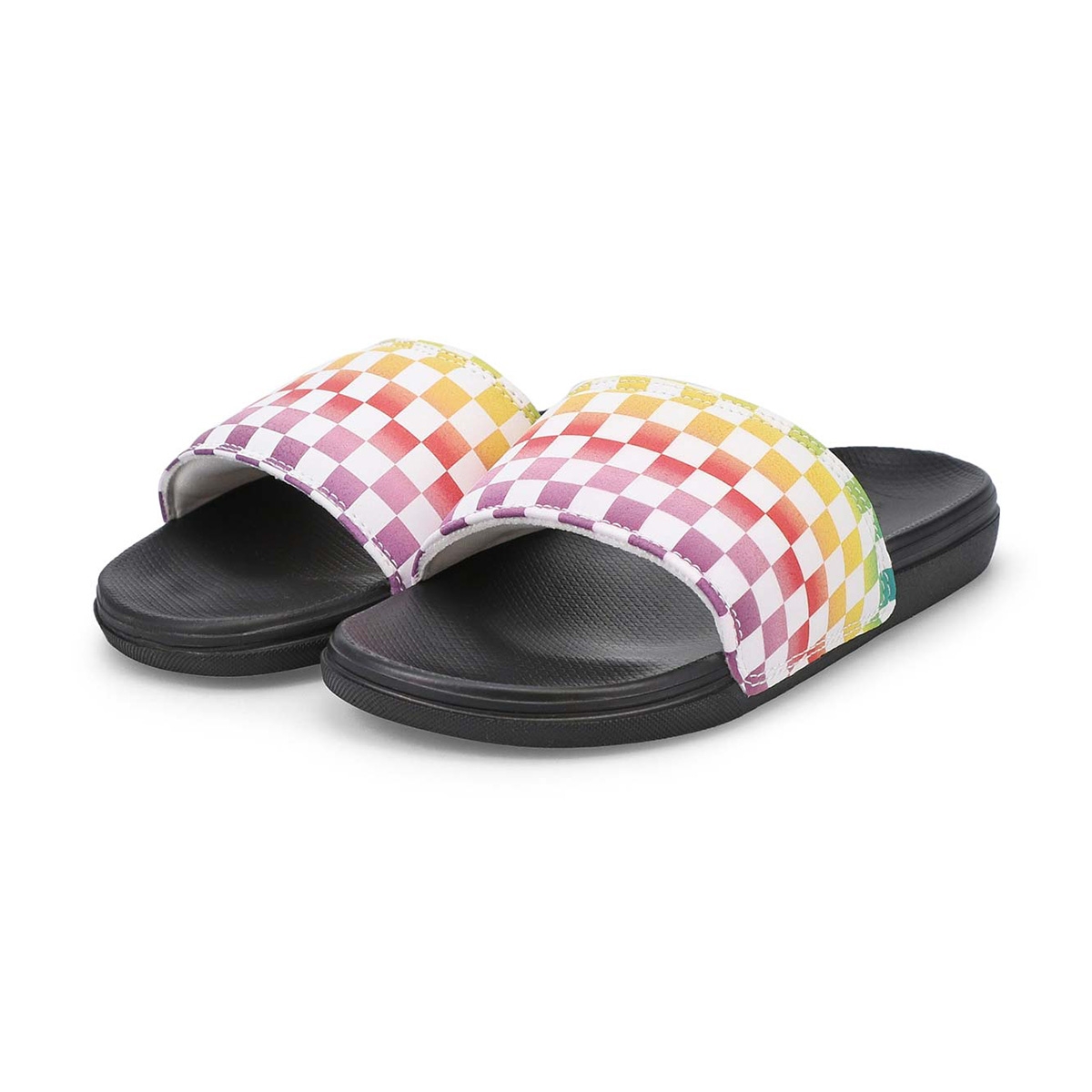rainbow slides vans