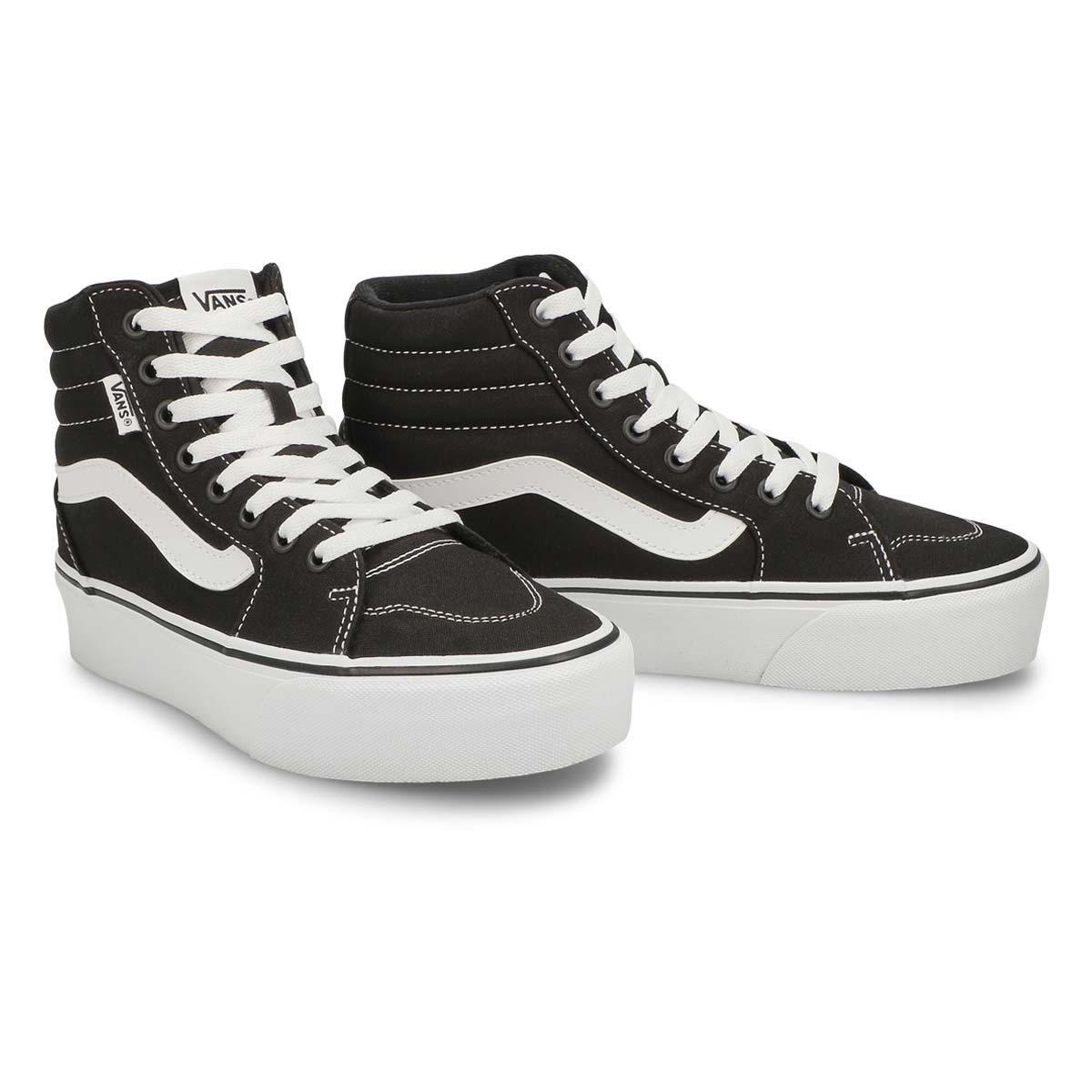 Women's Filmore Hi-Top Platform Sneaker - Black/White