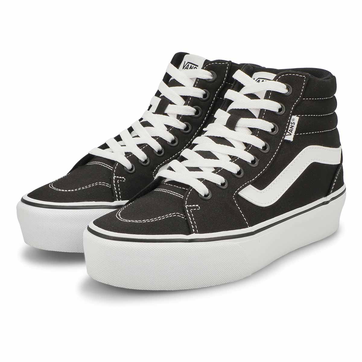 Women's Filmore Hi-Top Platform Sneaker - Black/White