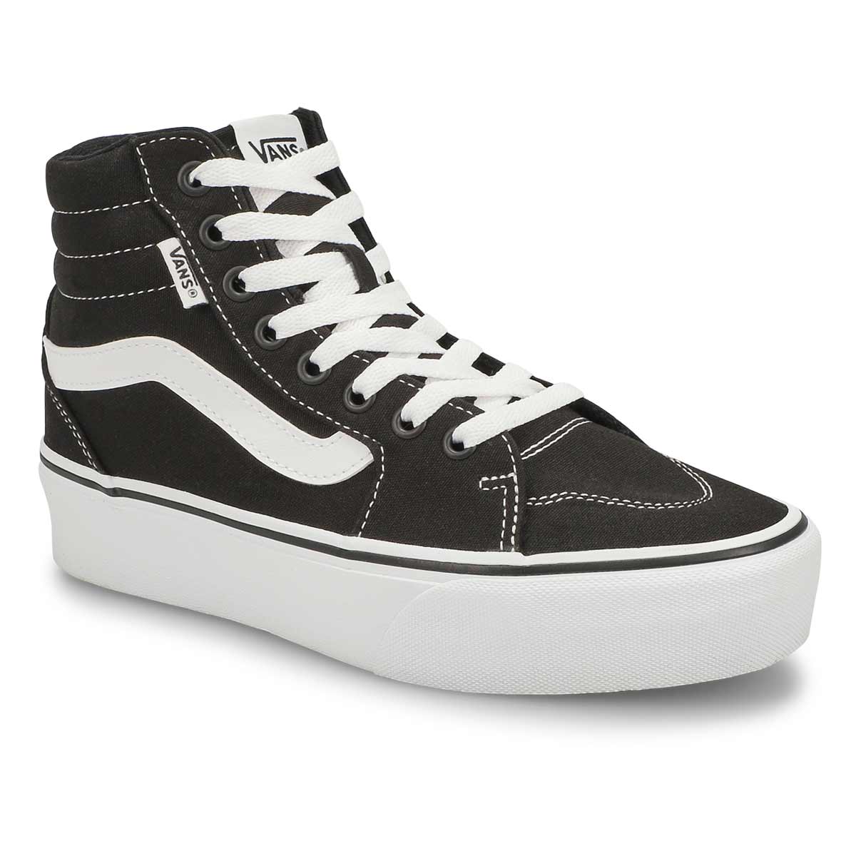 Women's Filmore Hi-Top Platform Sneaker - Black/White