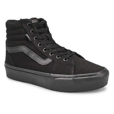 Lds Filmore Hi Platform Sneaker - Black/Black