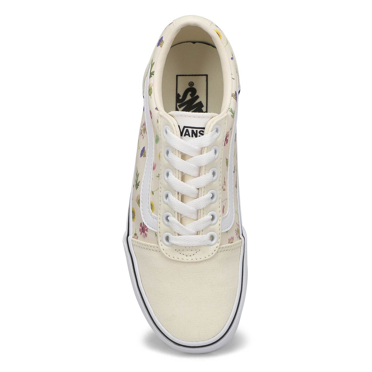 Women's Ward Floral Lace Up Sneaker - White