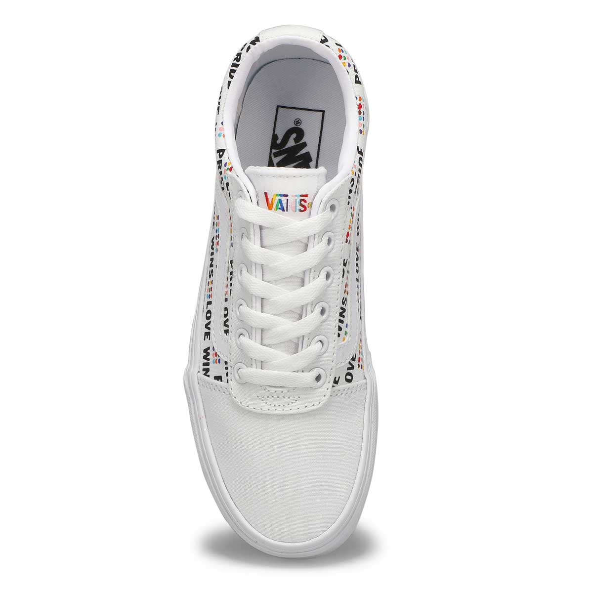Women's Ward Pride Sneaker - White/White