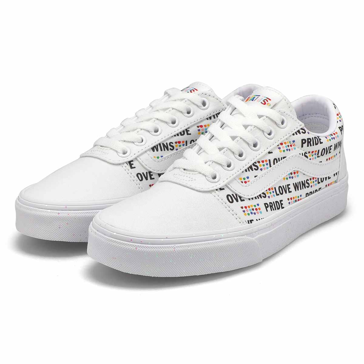 Women's Ward Pride Sneaker - White/White
