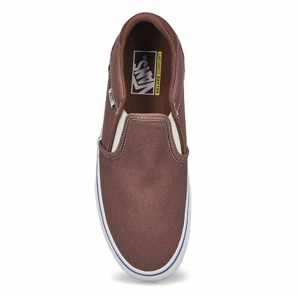 Men's Asher Deluxe Slip On Sneaker - Taupe/White