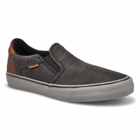 Men's Asher Deluxe Sneaker - Black/Grey