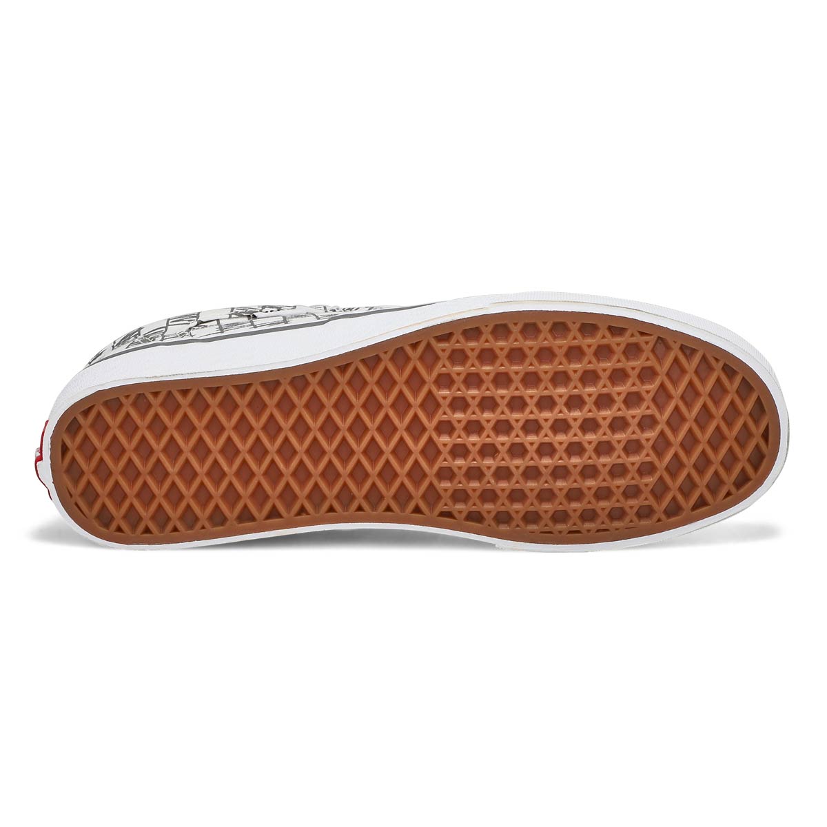 Vans Men's Asher Sneaker - Black/White 