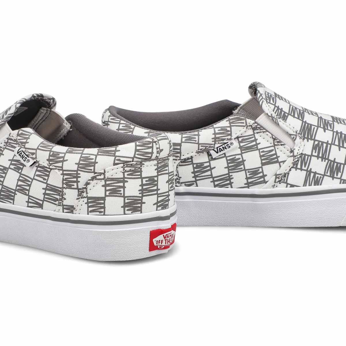 Men's Asher Sneaker - Checkered Sketched