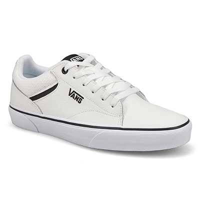 Mns Seldan Lace Up Sneaker - White/ Black