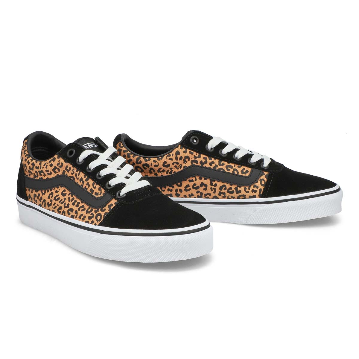 vans black cheetah