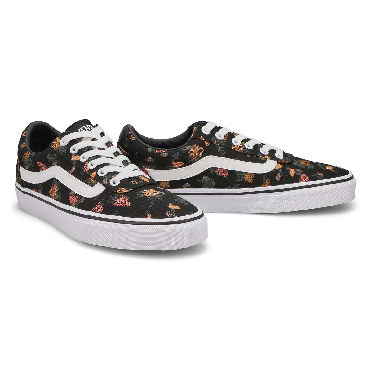 Women's Ward Lace Up Sneaker - Black/White Multi