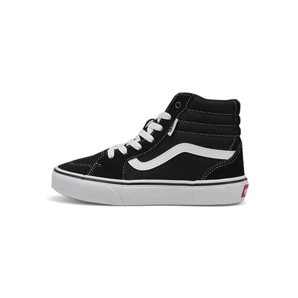 Boys Filmore Hi Top Sneaker Black White