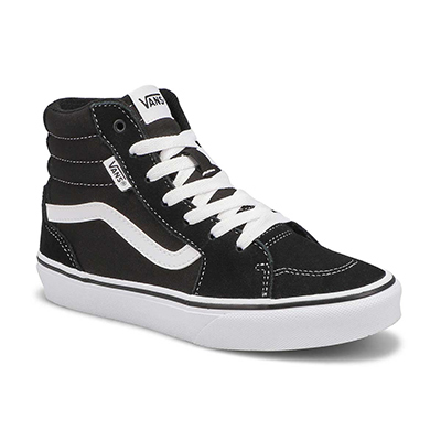 Baskets hautes à lacets Filmore Hi, noir/blanc, garçons