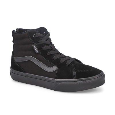 Bys Filmore Hi Zip Sneaker - Black/Black