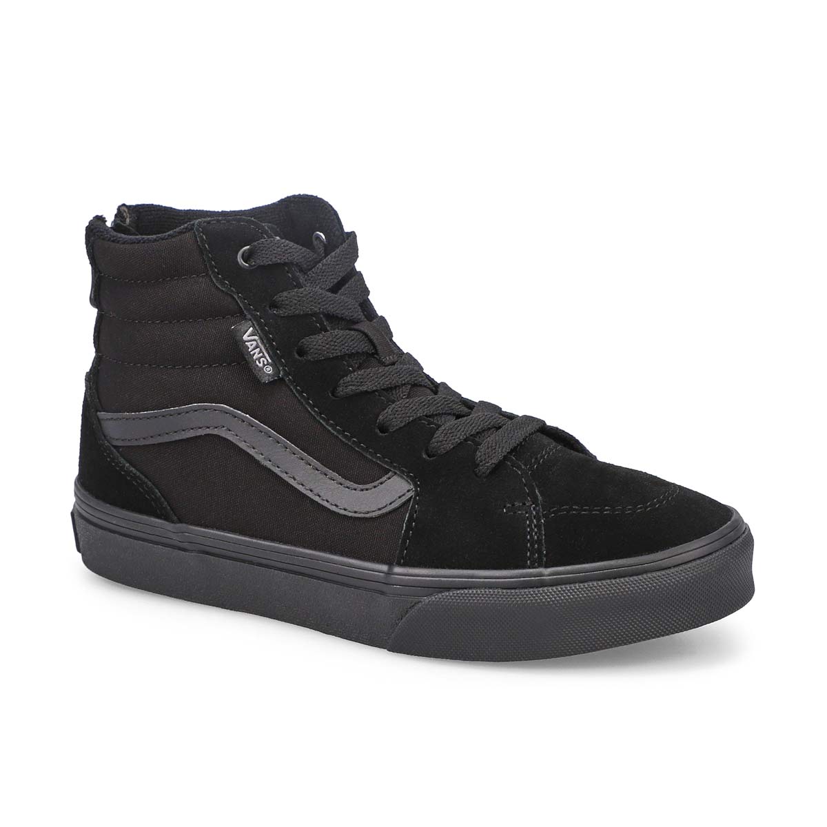 Boys' Filmore Hi Zip Sneaker - Black/Black