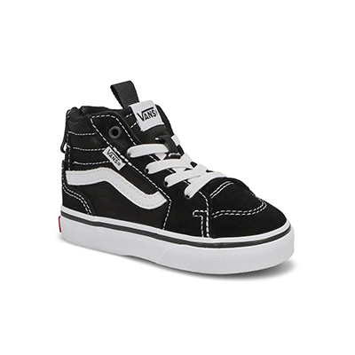 Vans Infants' Filmore Hi Zip Sneaker - Black/ | SoftMoc.com