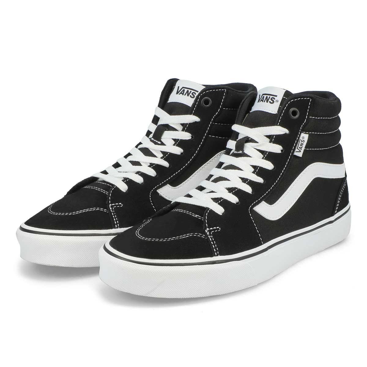 Vans Men's Filmore Hi Lace Up Sneaker - Black | SoftMoc.com