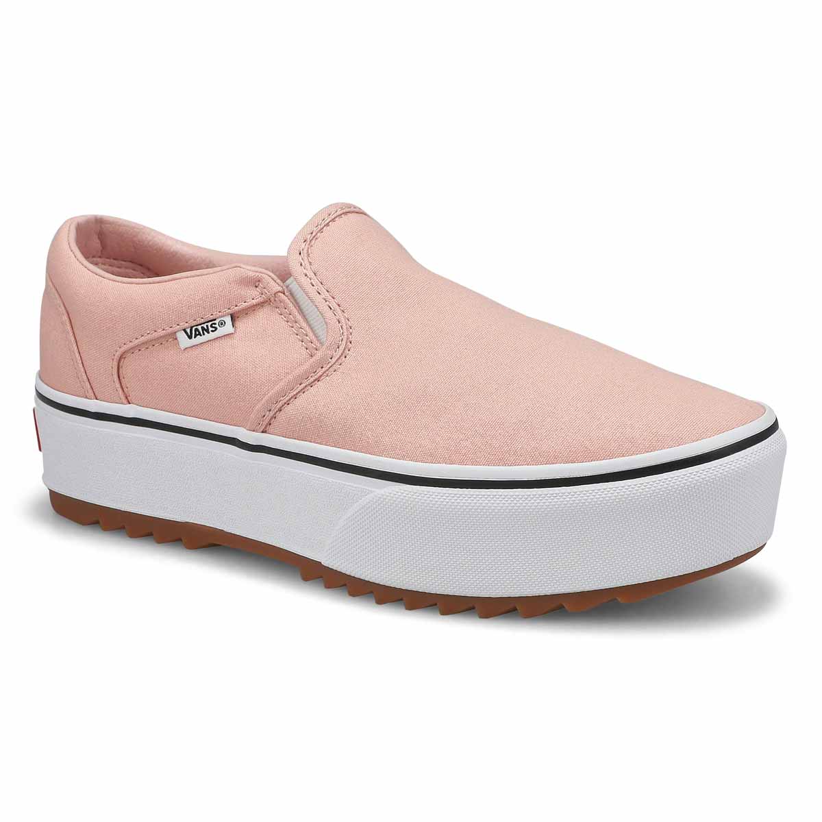 Vans Women's Asher Platform ST Sneaker - Whit | SoftMoc.com