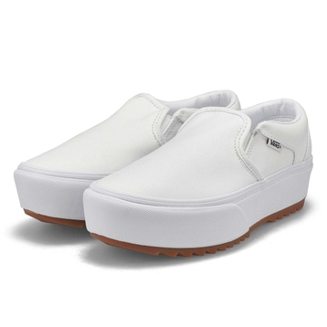 Women's Asher Platform ST Sneaker - White